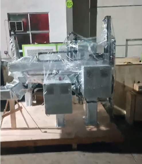 Waiting for shipment on the pick-up machine in the workshop